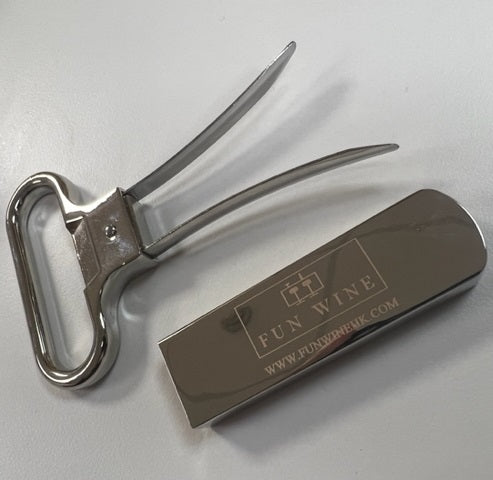 Fun wine Ah-So Corkscrew/ Cork Puller 老酒開瓶器 Ah-So WINE OPENER for The Old Cork (香港,Hong Kong 紅酒配件, wine accessories)